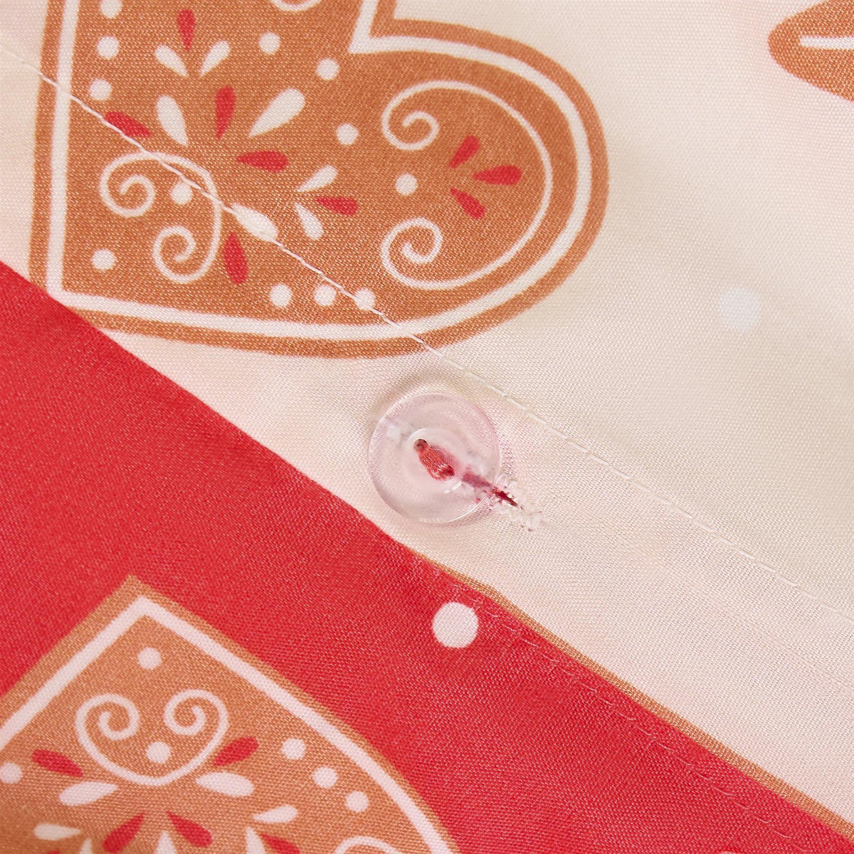 OHS Xmas Reversible Bedding Set Novelty Kids Duvet Cover with Pillowcase Double