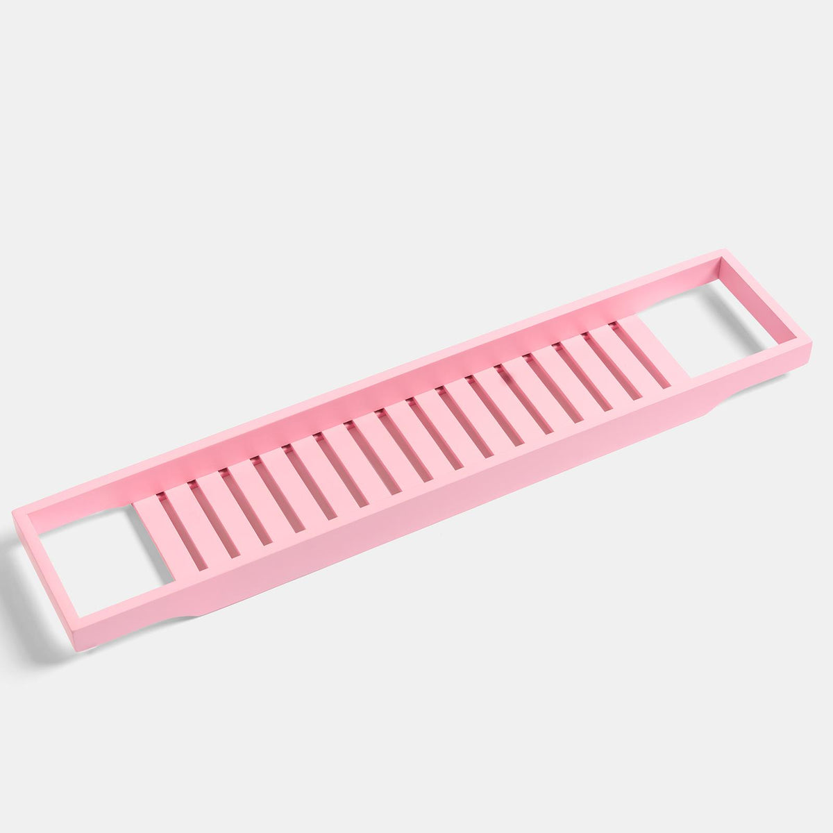 OHS Bamboo Bath Tub Rack Storage Bathroom Caddy Shelf Tray Soap Holder Tidy Unit