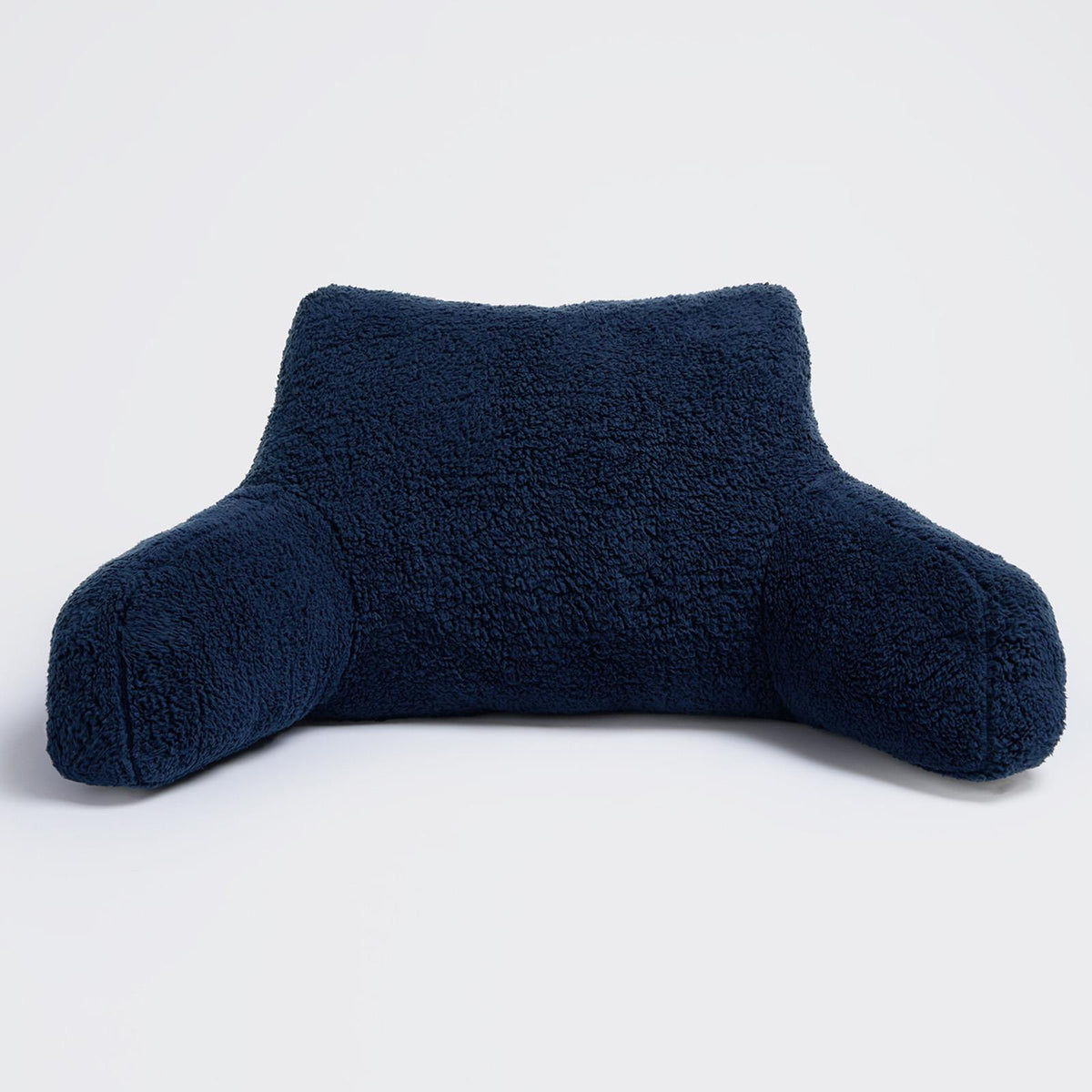 OHS Teddy Fleece Reading Pillow Cuddle Cushion with Arms Lumbar Bed Chair