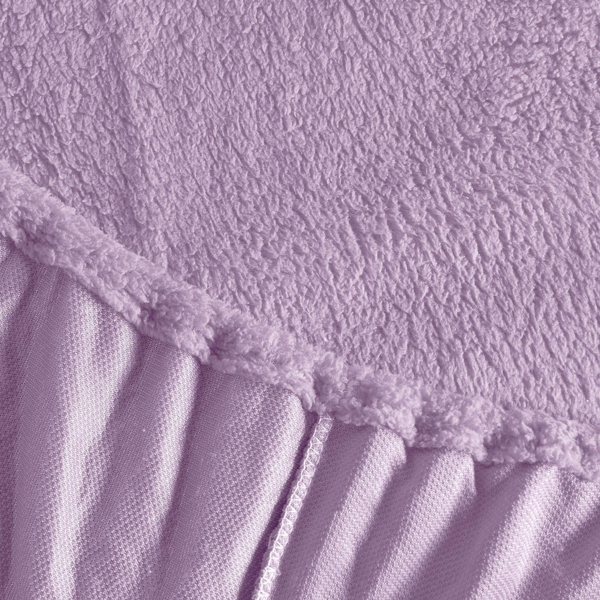 OHS Teddy Fleece Fitted Sheet Thermal Warm Single Double King Bedding NEW