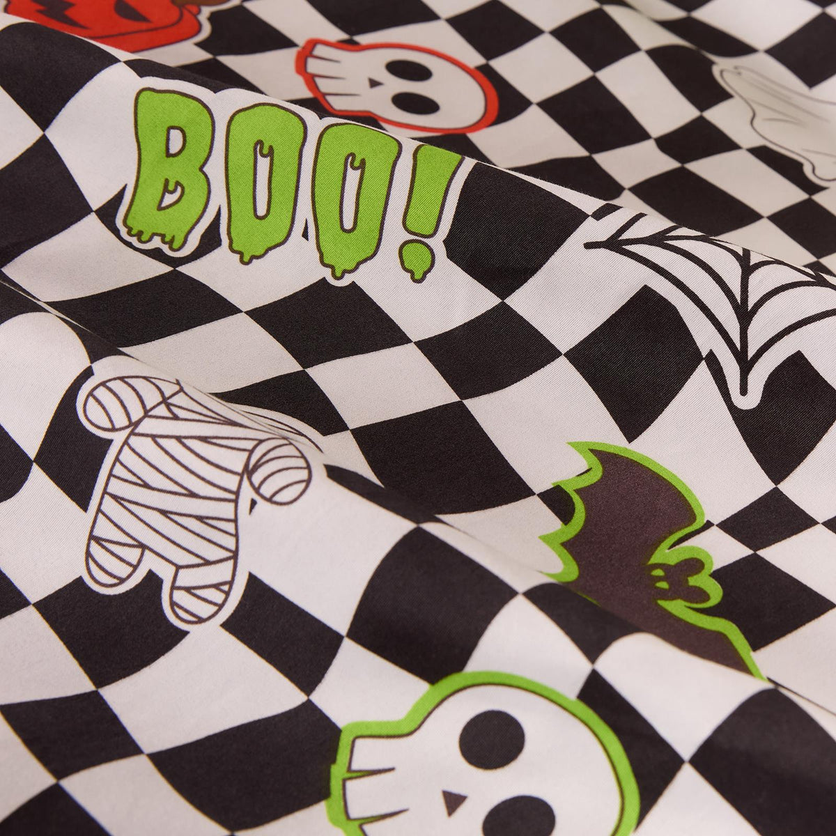 OHS Halloween Duvet Cover Pillowcase Bedding Set Kids Childrens Pumpkin Quilt