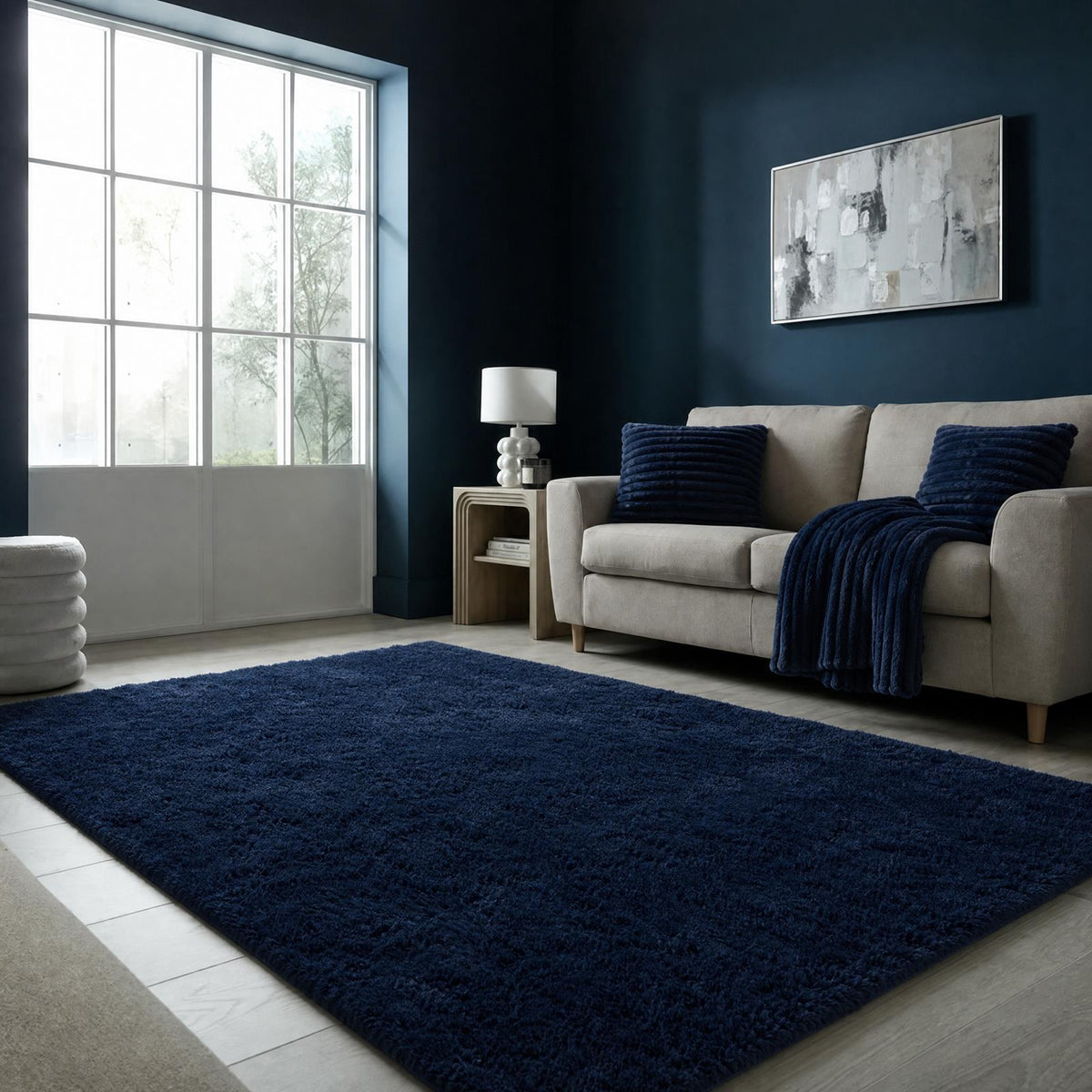 OHS Fluffy Teddy Rug Soft Bedroom Floor Carpet Plush Area Mats For Living Room