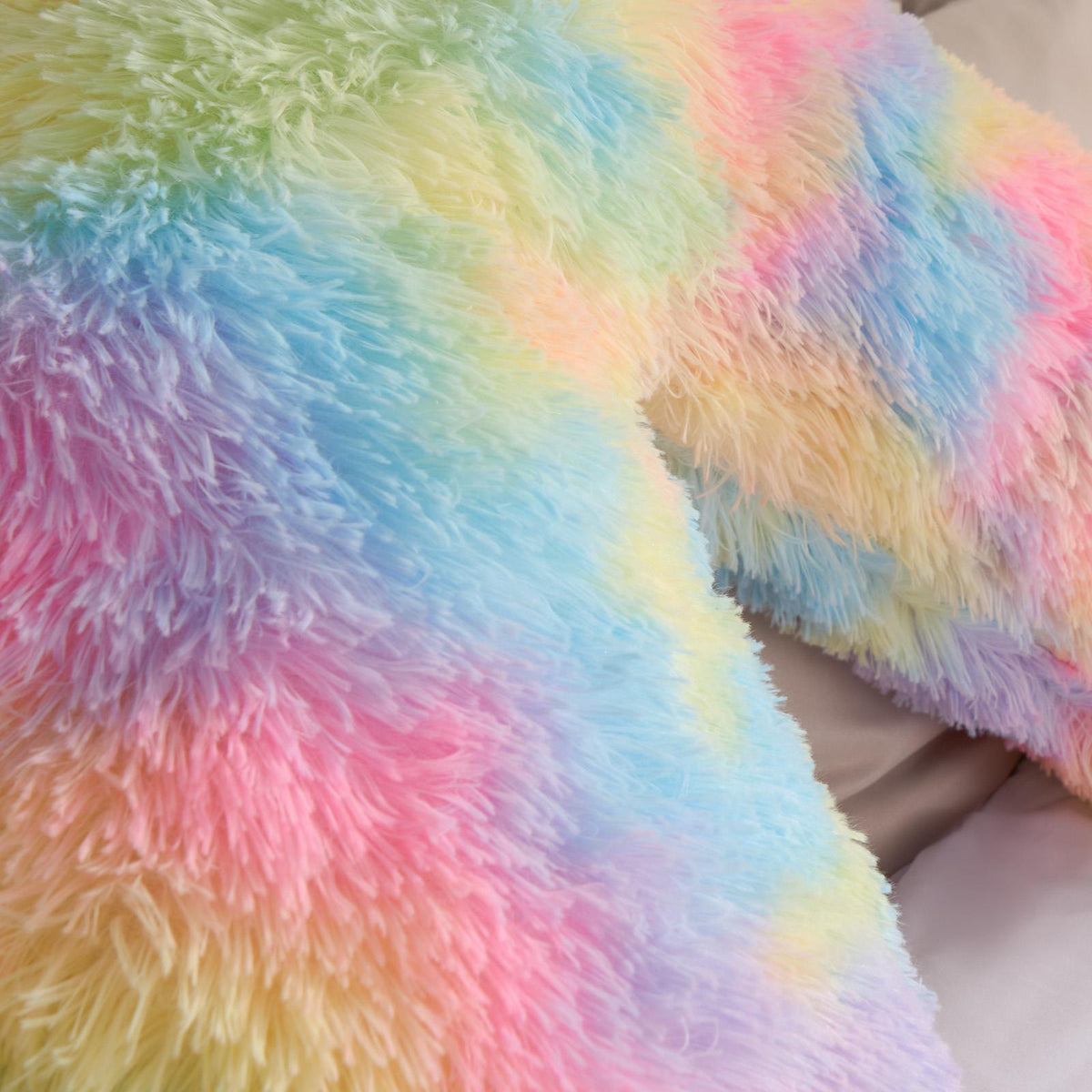 OHS Fluffy V-Shaped Pillow Filled Cushion Body Neck Support Orthopaedic