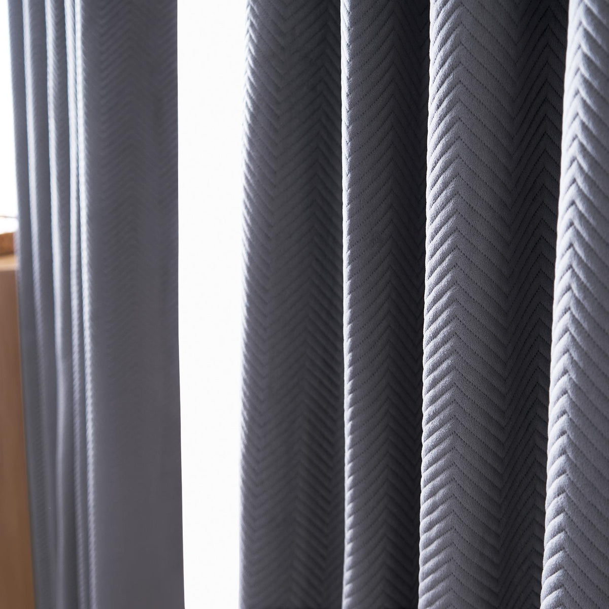 OHS Pinsonic Velvet Curtains Thermal 2 Panel Ready Made Eyelet Blackout