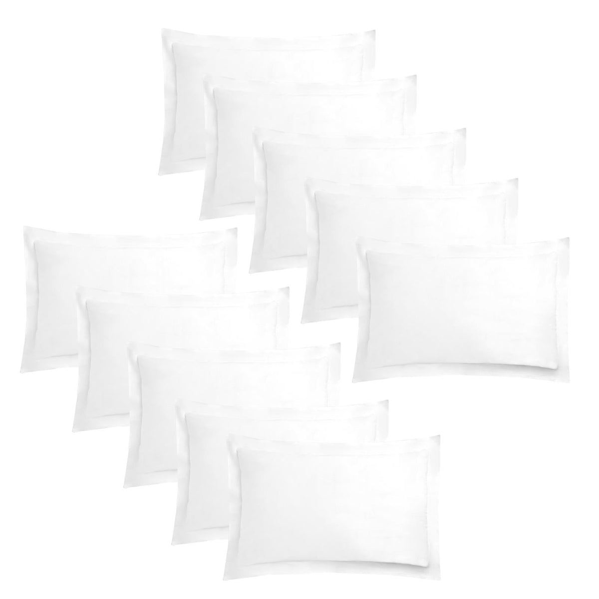 OHS Multi-Pack Soft Cotton Hotel Style Housewife Oxford Edge Pillowcase Set