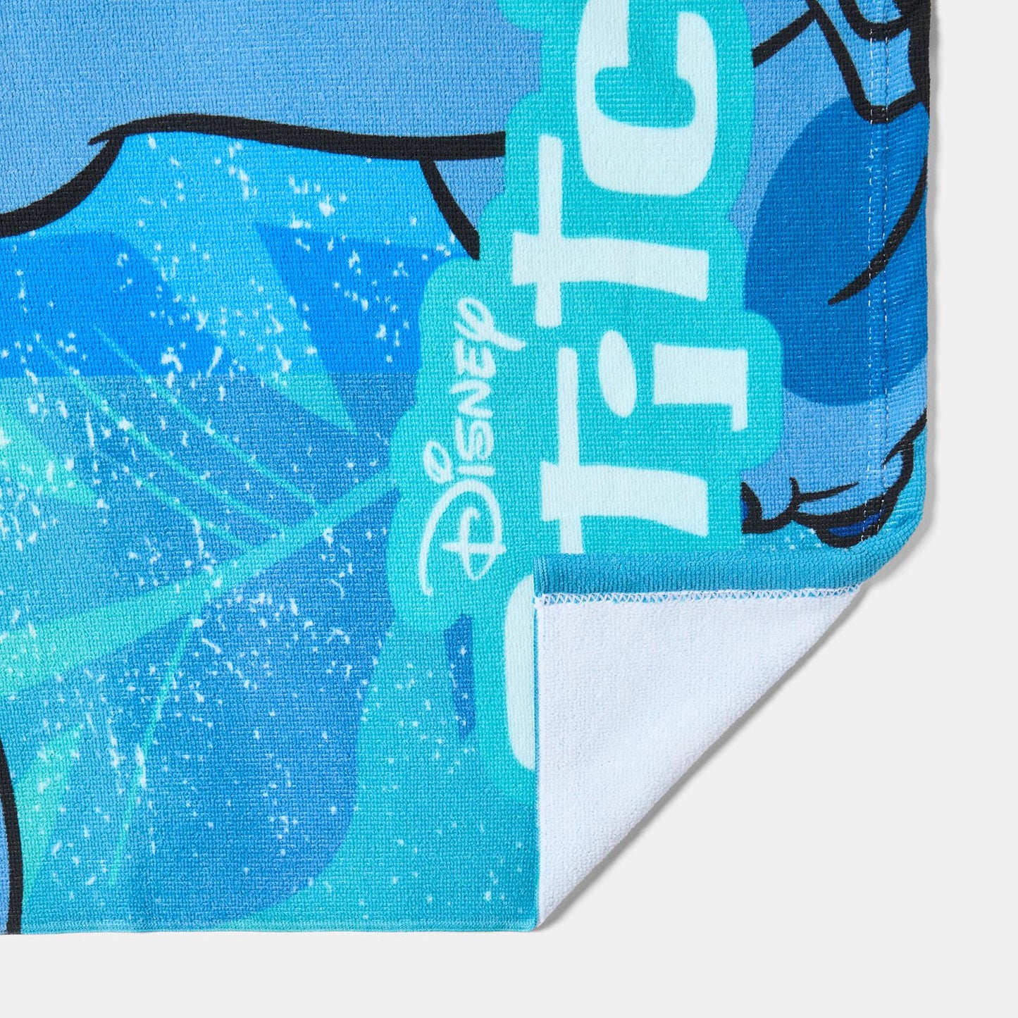 OHS x Stitch Kids Beach Towel Hooded Poncho Absorbent Quick Dry Soft Microfibre