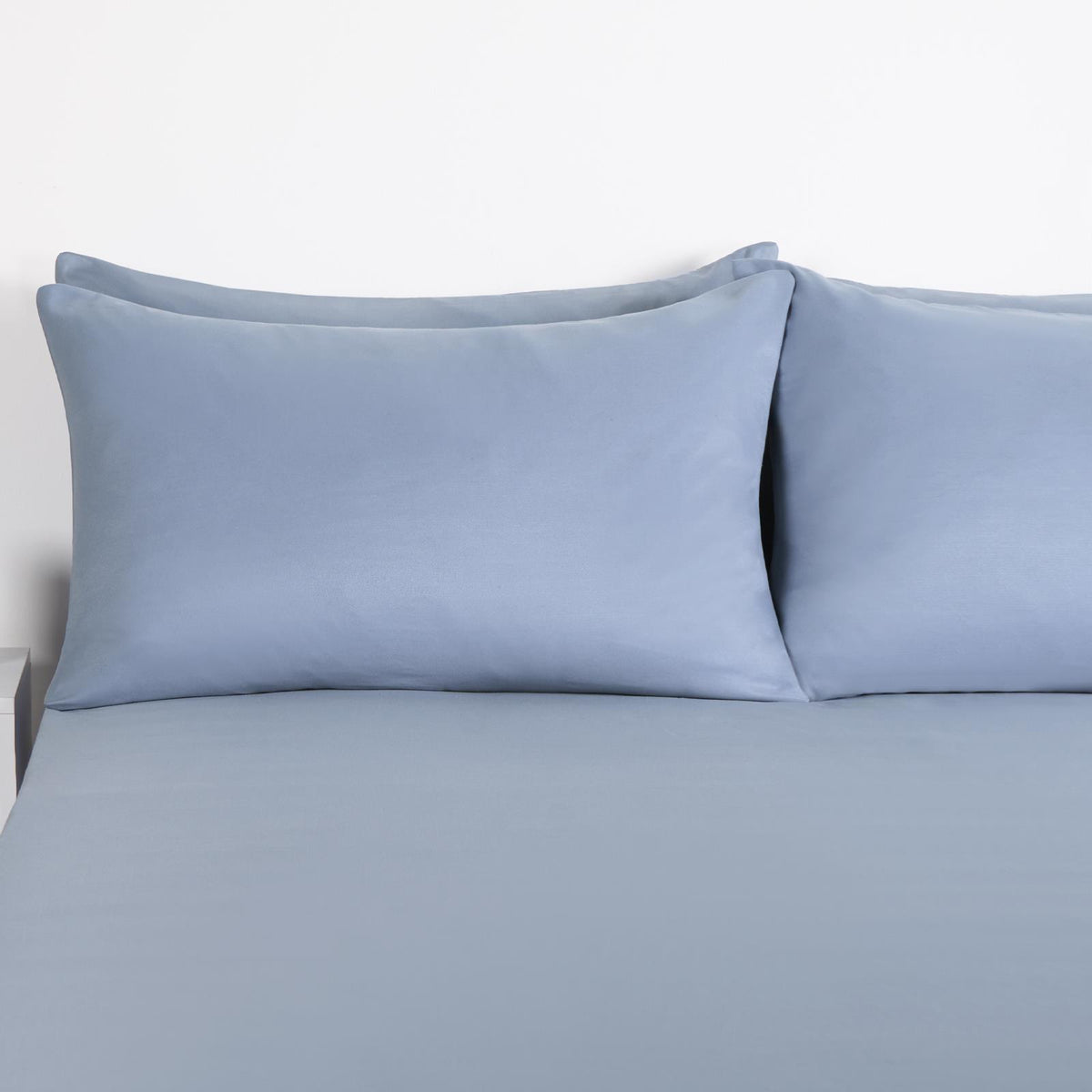 OHS Microfibre Housewife Pillowcases Set 2 Pack Wrinkle Resistant Pillow Covers