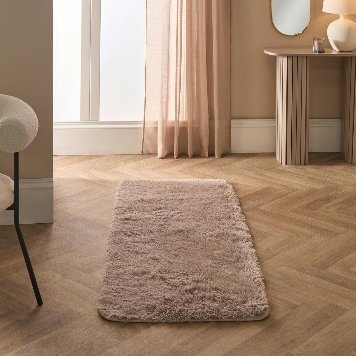 OHS Fluffy Rug Anti-Slip/Skid Shaggy Large Bedroom Non-Shed Floor Carpet Mat
