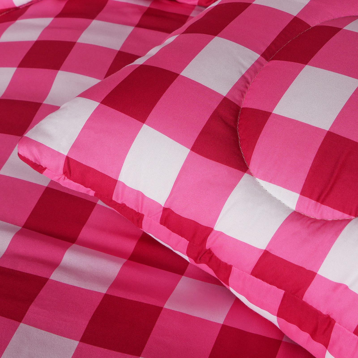 OHS Cherry Bows 7.5 Tog Coverless Duvet with Pillowcase Winter Warm Bedding Set