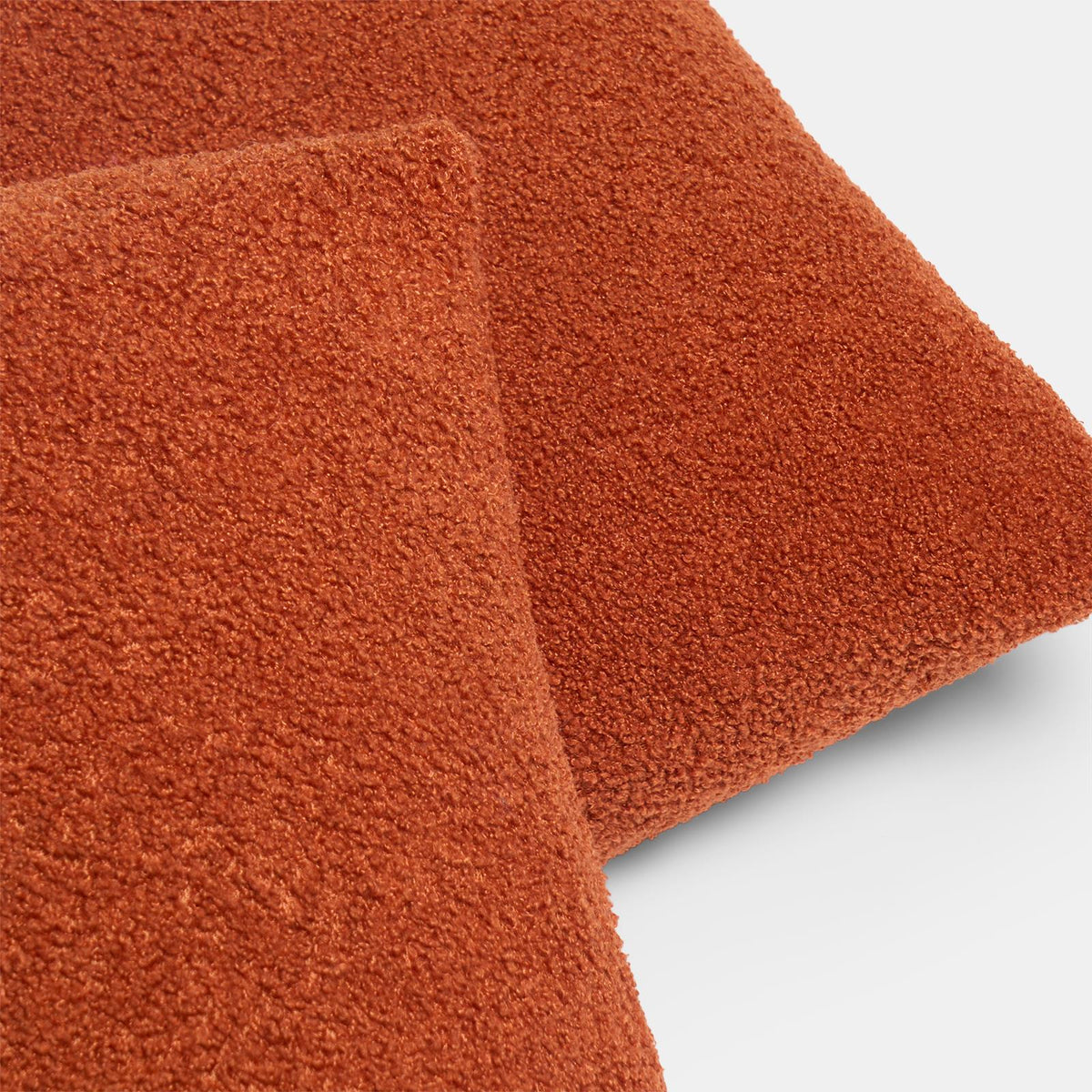 OHS Boucle Cushion Covers  2 Pack Teddy Fleece Square Pillowcases Home Decor