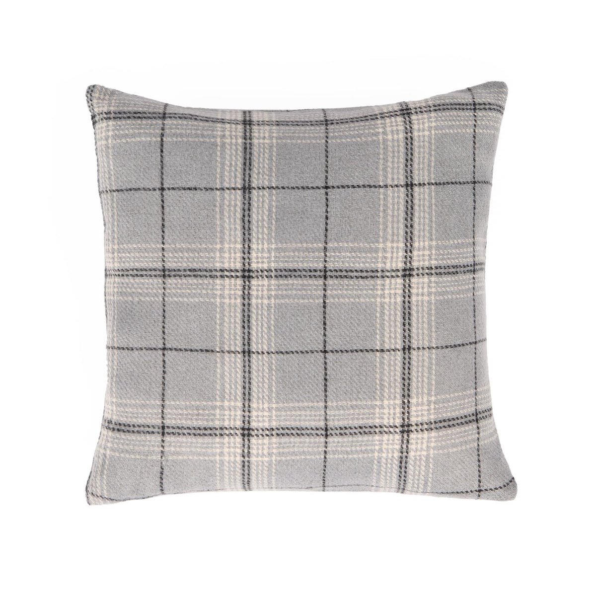 OHS Woven Check Cushion Covers 2 Pack Cases Luxury Home Decor