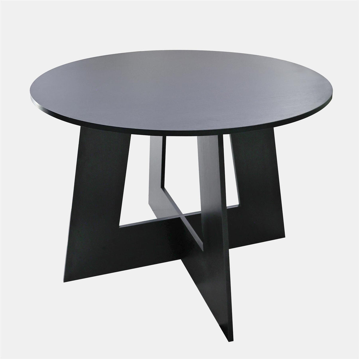OHS Angular Dining Table 4-Seater Round Circle Kitchen Tables Engineered Wood