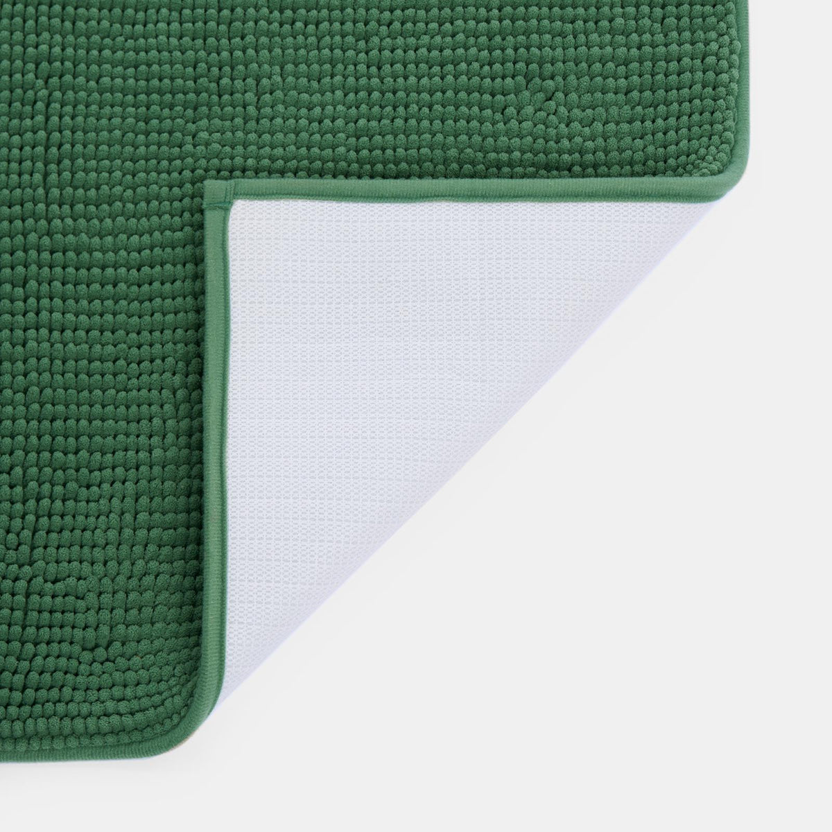 Brentfords Noodle Bath Mat Non Slip Shower Soft Highly Absorbent Chenille Shaggy