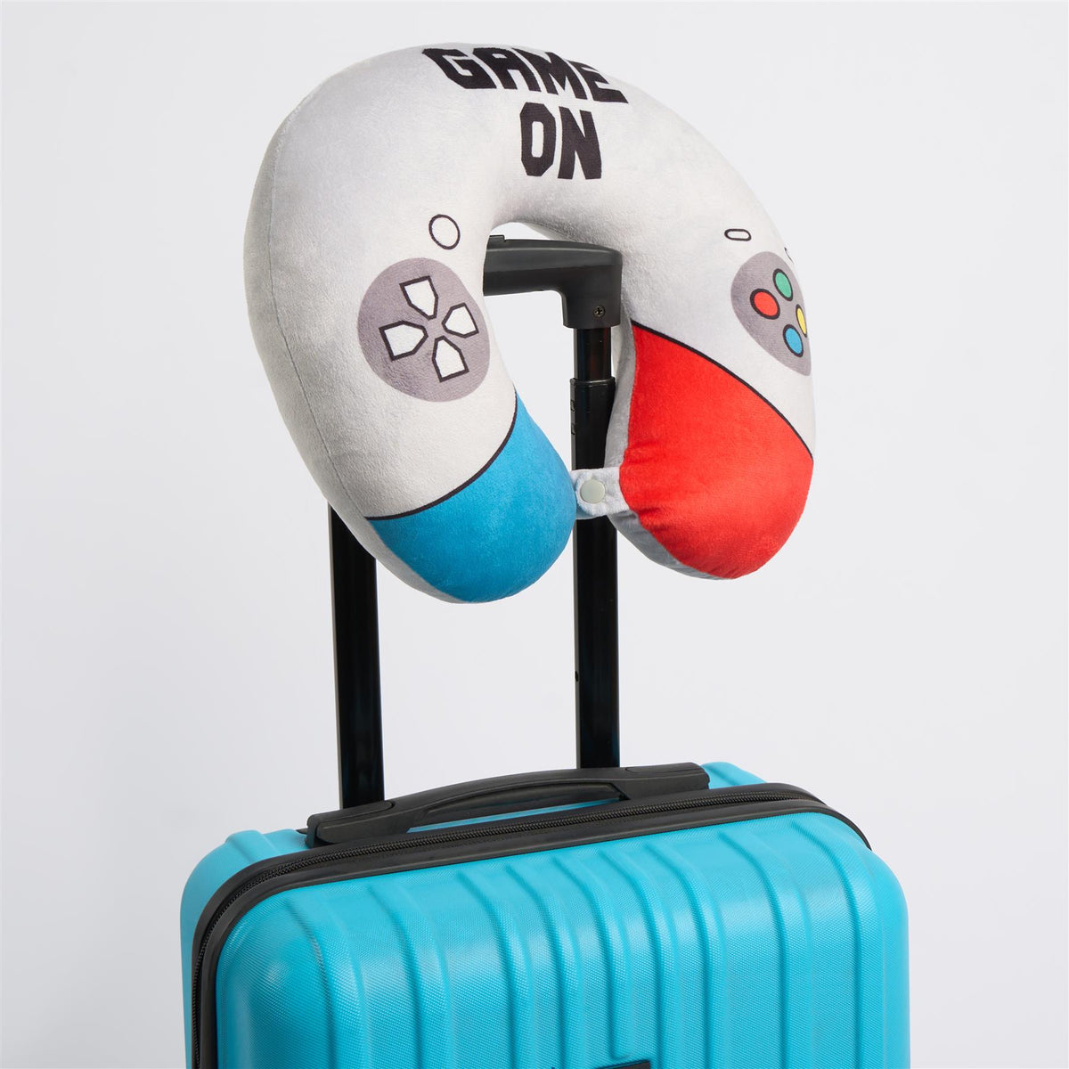 OHS Neck Pillow Travel Support U Shape Head Rest Car Plane Filled Plump Cushion