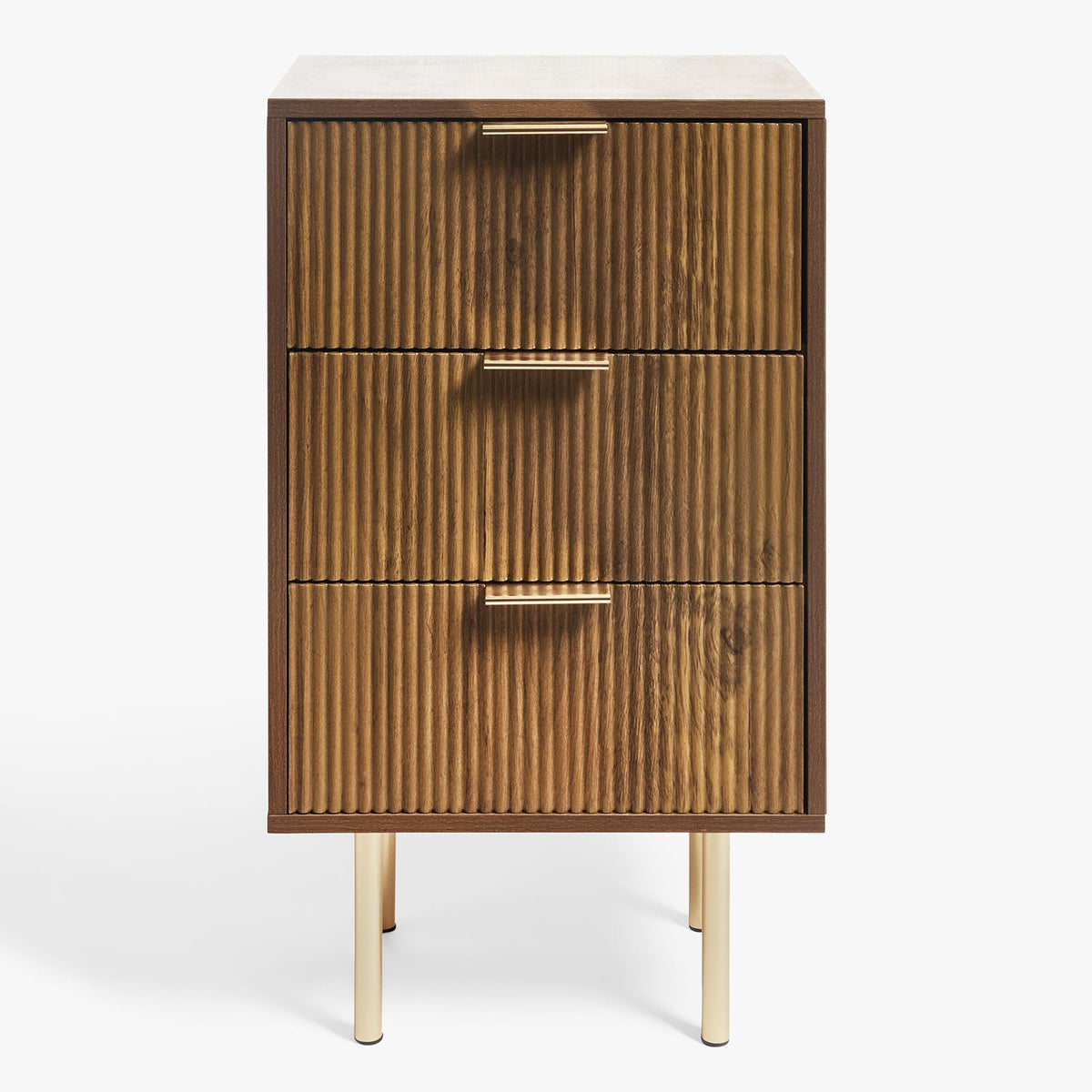 OHS Ribbed Drawer Unit Bedside Table 3/4/5/6 Draw Cabinet Nightstand Sideboard