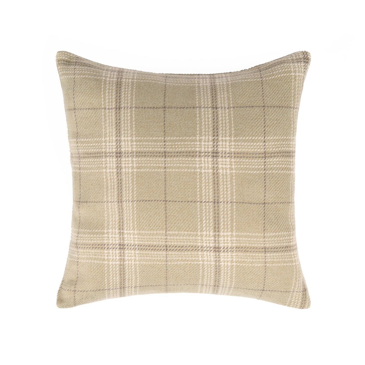 OHS Woven Check Cushion Covers 2 Pack Cases Luxury Home Decor