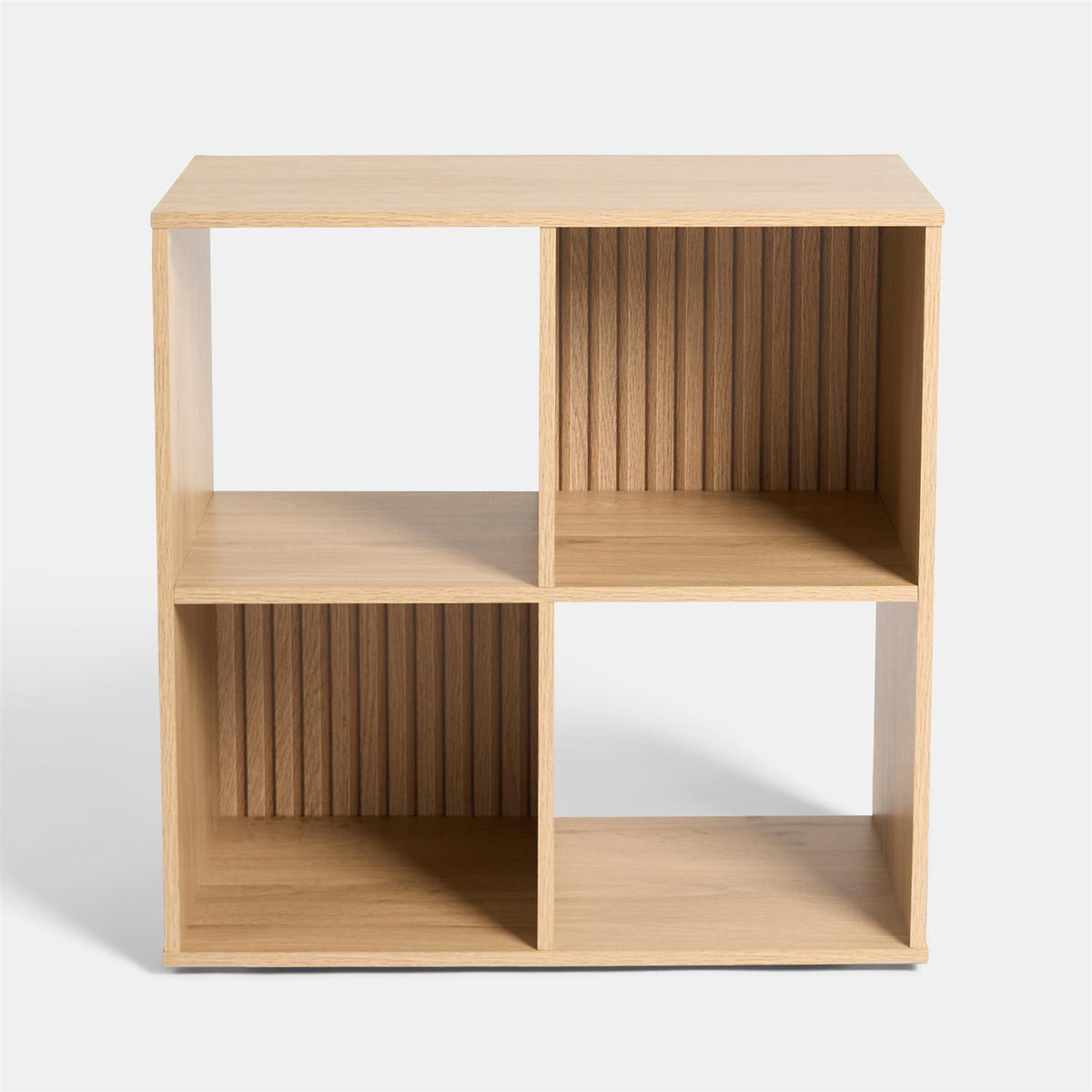 OHS Dallas Cube Storage Wood Effect Bookcase Freestanding Open Shelf Unit