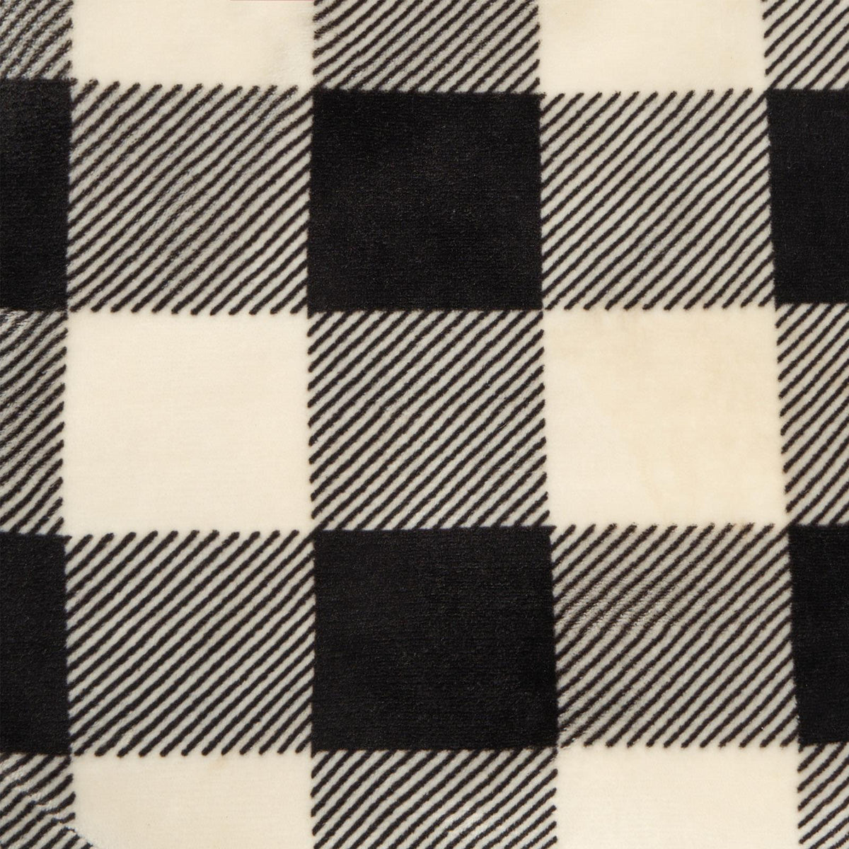 OHS Gingham Throw Super Soft Fleece Travel Blanket Thermal Bedspread Home Decor