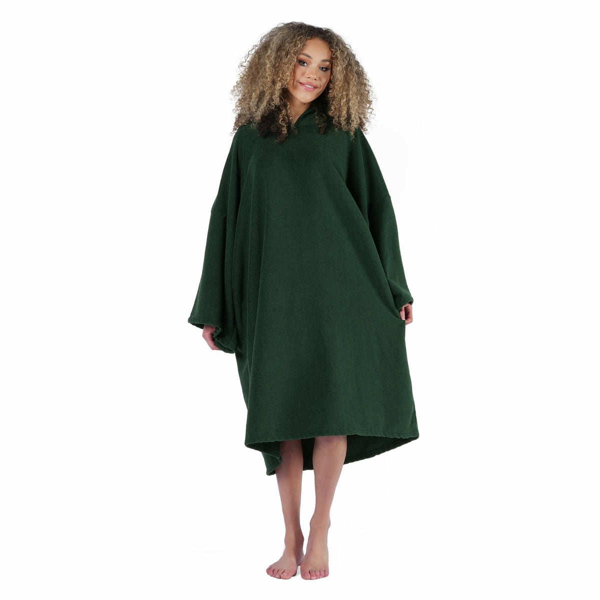 OHS Hooded Towel Poncho Adult Absorbent Dry Beach Swim Bath Changing Robe