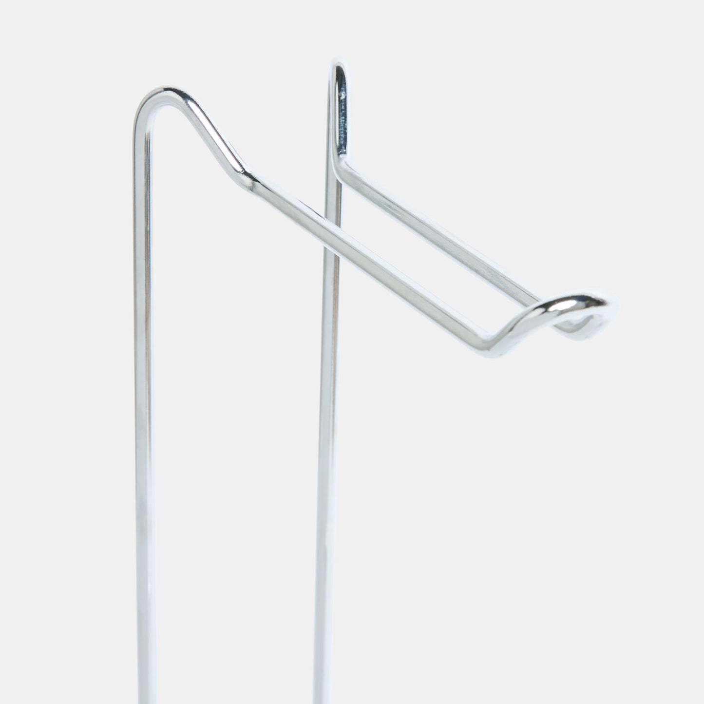 OHS Metal Toilet Roll Holder Freestanding Bathroom Storage Organiser