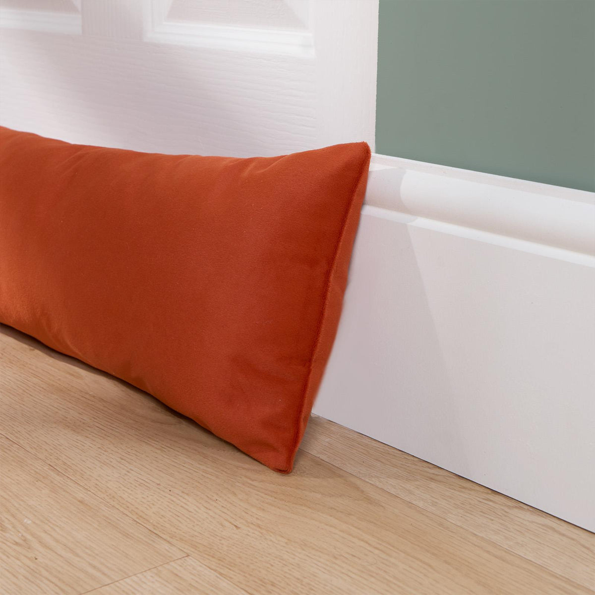 Draught Excluder Matte Velvet Fabric Door Stop Energy Saving Draft Window Seal