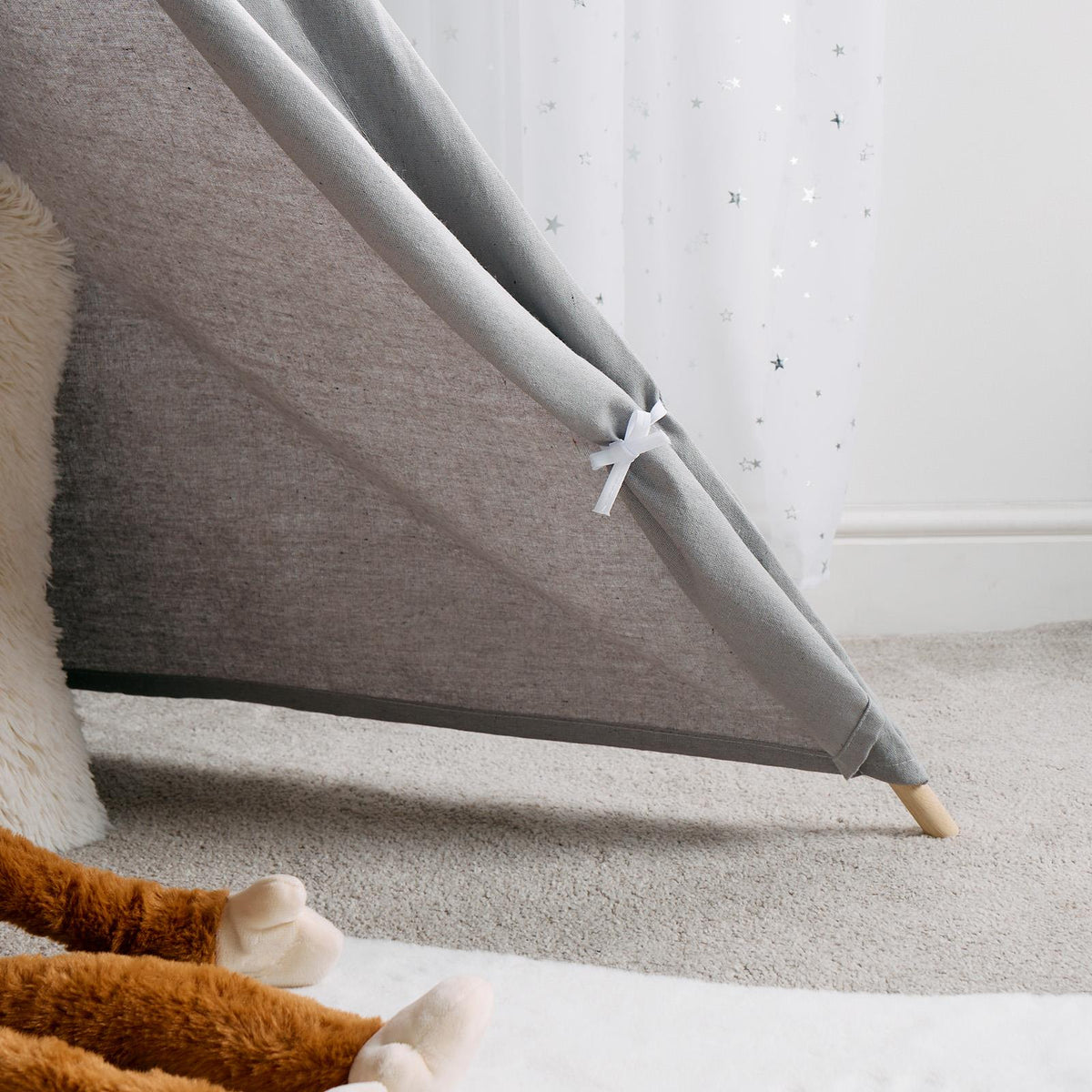 OHS Teepee Play Tent Kids Foldable Indoor Childrens Storage Wigwam House