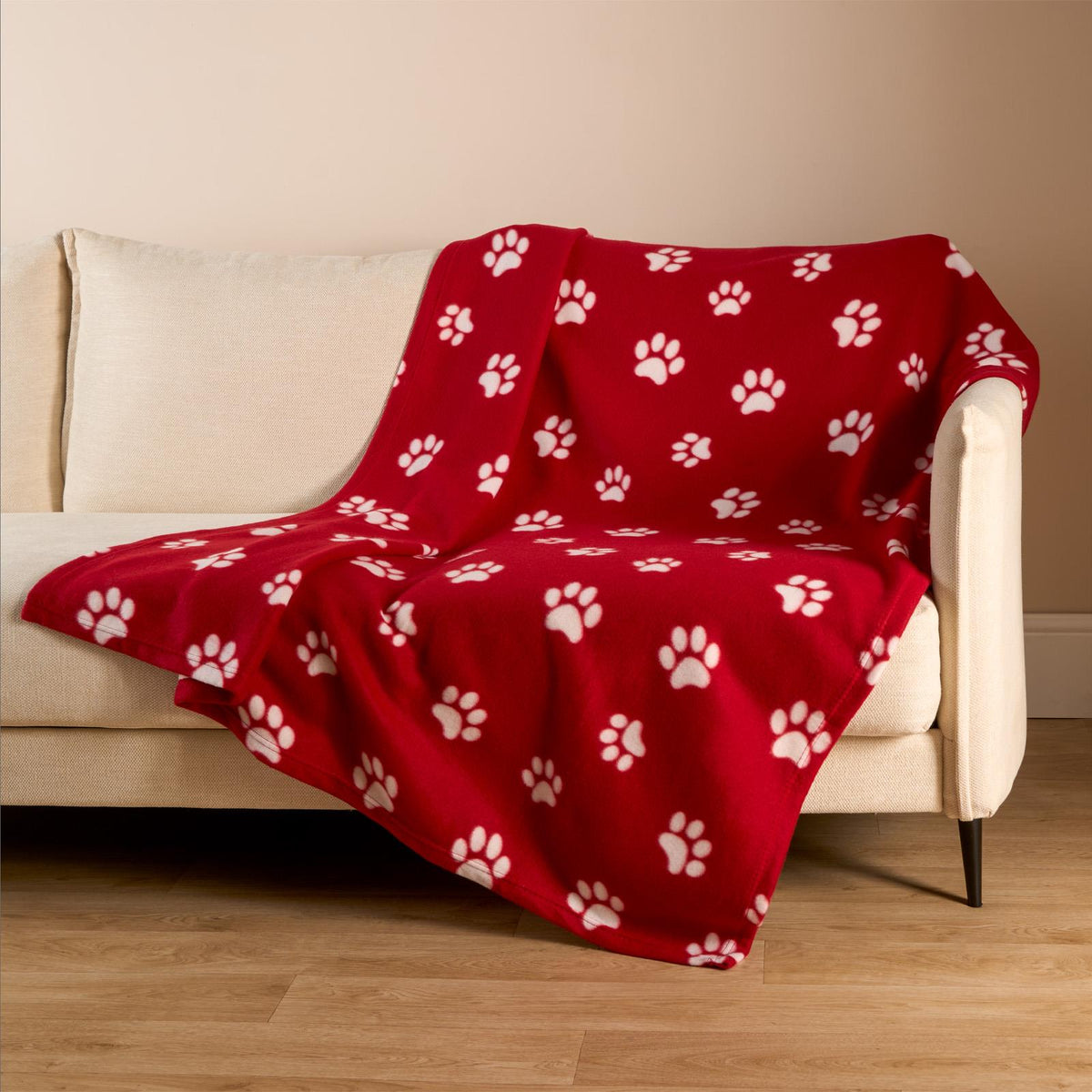OHS Pet Blanket Dog Warm Fleece Cat Throw Paw Puppy Animal Soft Mat