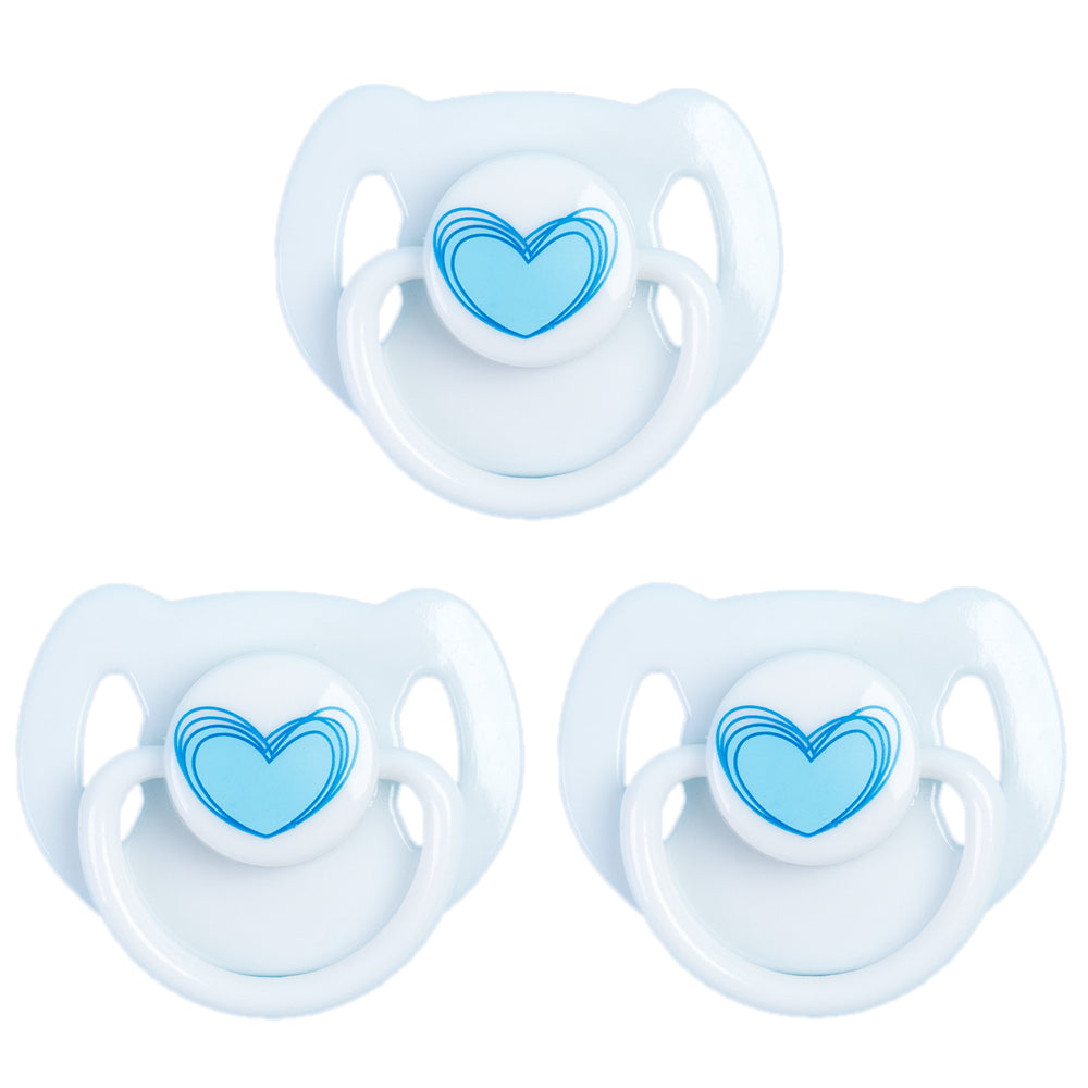 3PC Magnetic Dummy Pacifier for Reborn Baby Dolls DIY Supply Accessory Kids Gift