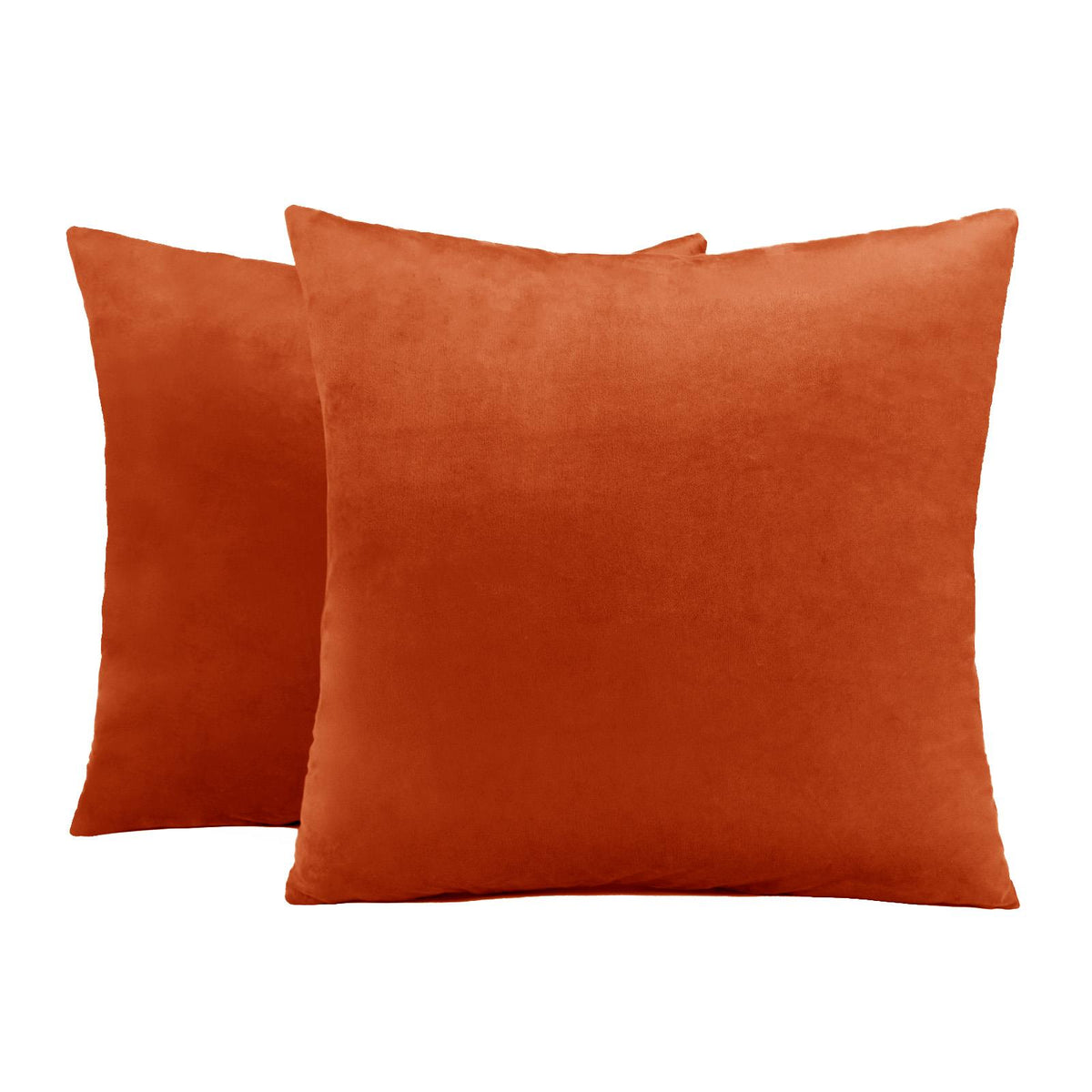 OHS Matte Velvet Cushion Covers Super Soft Luxury Square Pillowcases Multipack
