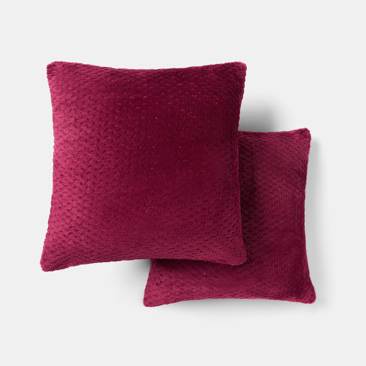 OHS Waffle Fleece Cushion Covers 2/4 Pack Soft Filler Decor