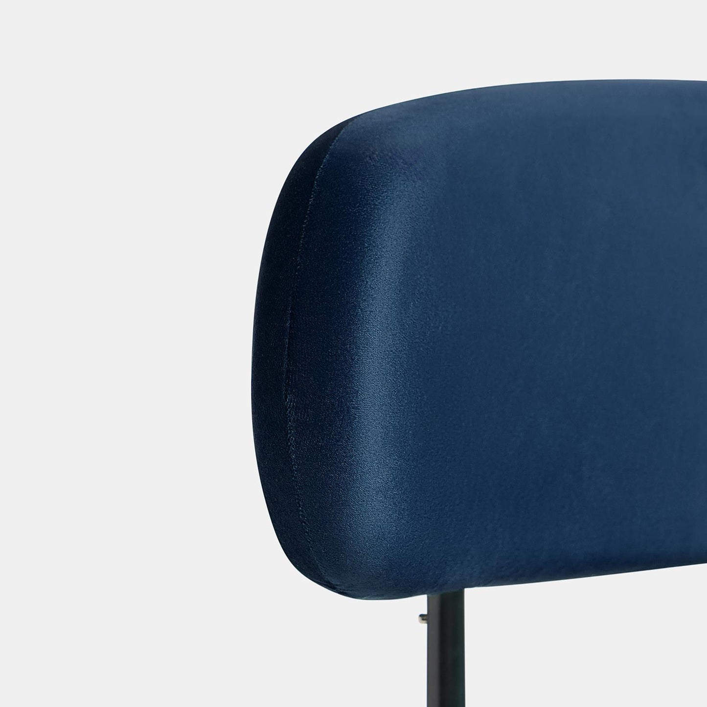 OHS Matte Velvet Dining Chair with Metal Legs Modern Upholstered Kitchen Chair