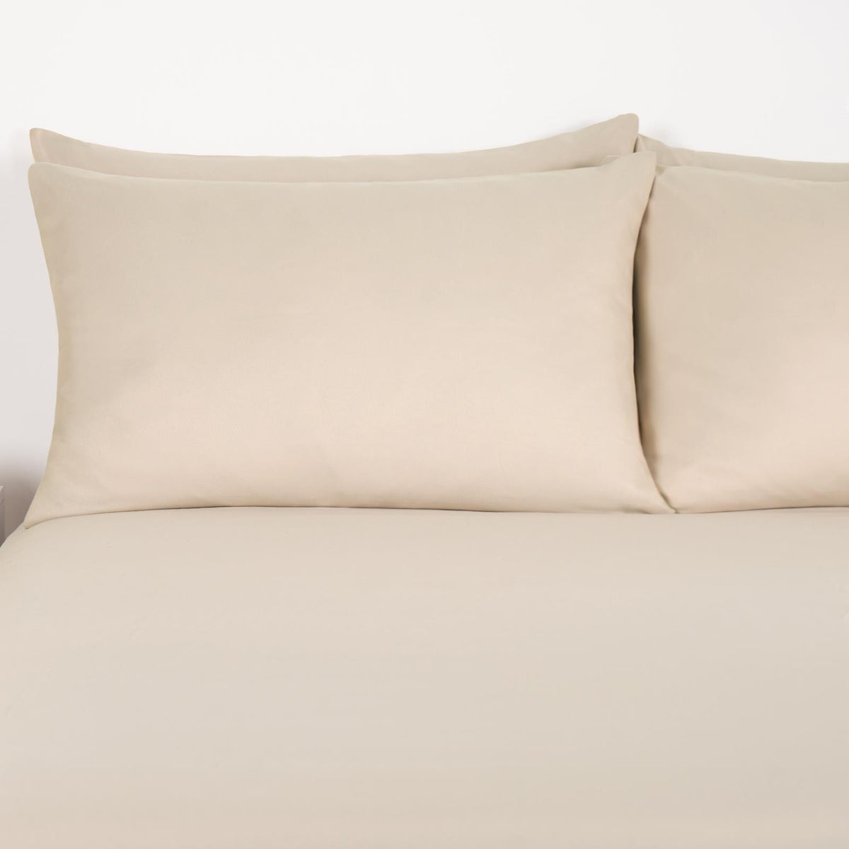 OHS Microfibre Housewife Pillowcases Set 2 Pack Wrinkle Resistant Pillow Covers