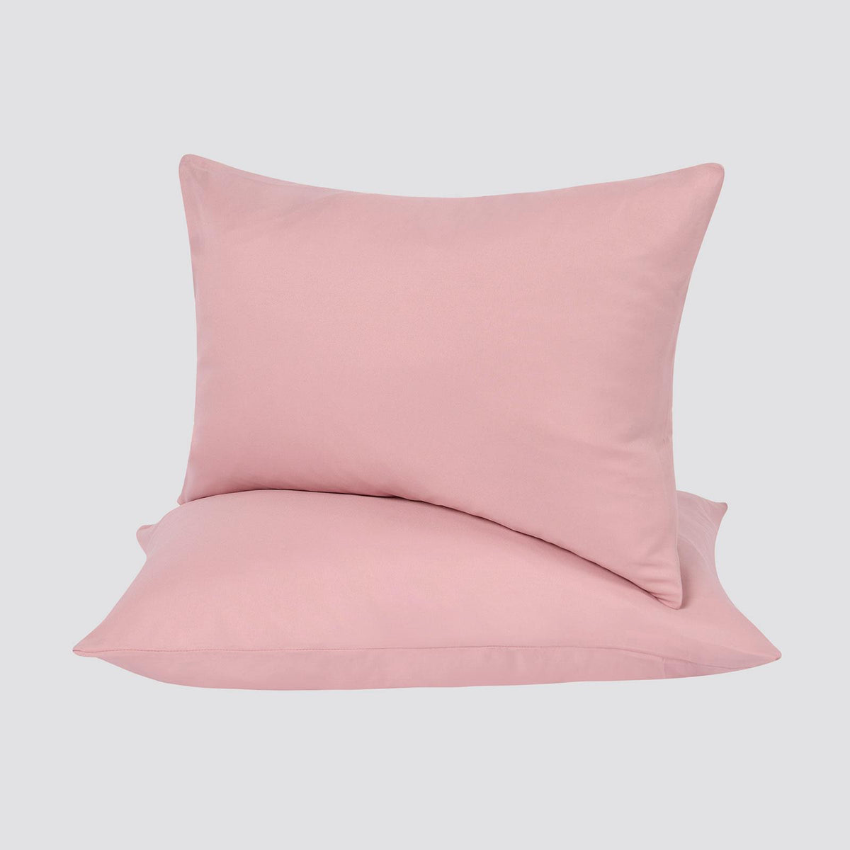 OHS Microfibre Housewife Pillowcases Set 2 Pack Wrinkle Resistant Pillow Covers