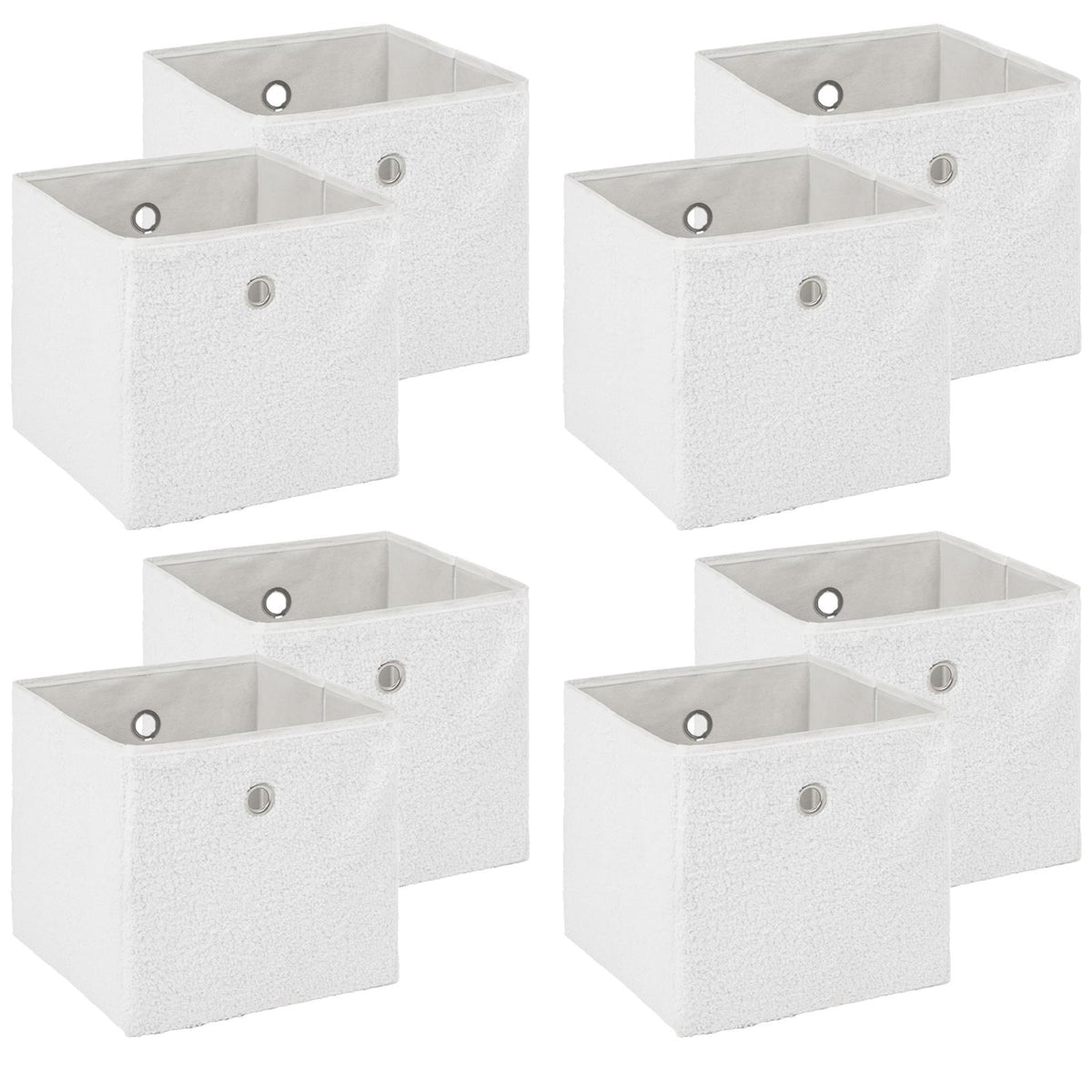 Pack of Storage Boxes 2 4 6 8 Pack Folding Space Saving Solution Toy Box Shelf