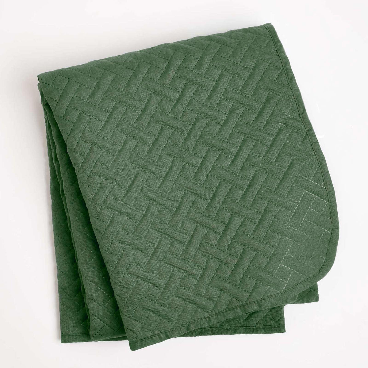 Brentfords Geo Quilted Bedspread Blanket Pinsonic Throw Large Sofa Bed Comforter