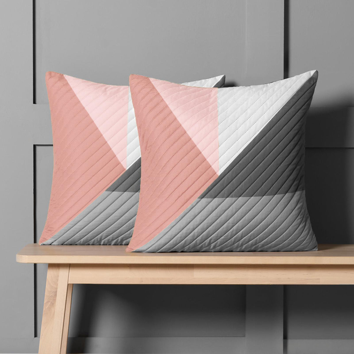 Geometric Cushion Covers Pinsonic Pack of 2/4 Case Filled Pad 18" x 18" Home Set