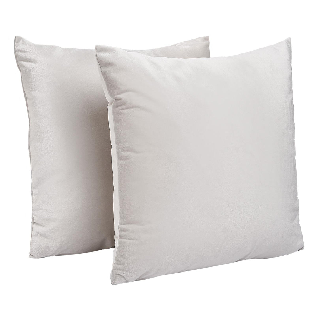 OHS Matte Velvet Cushion Covers Super Soft Luxury Square Pillowcases Multipack