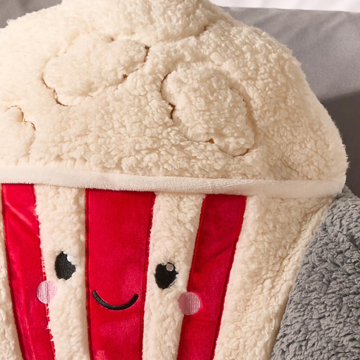 OHS Character Cuddle Cushion Soft Fleece Reading Pillow with Arms Bed Chair