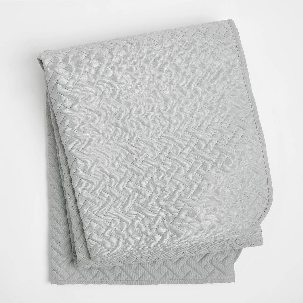 Brentfords Geo Quilted Bedspread Blanket Pinsonic Throw Large Sofa Bed Comforter