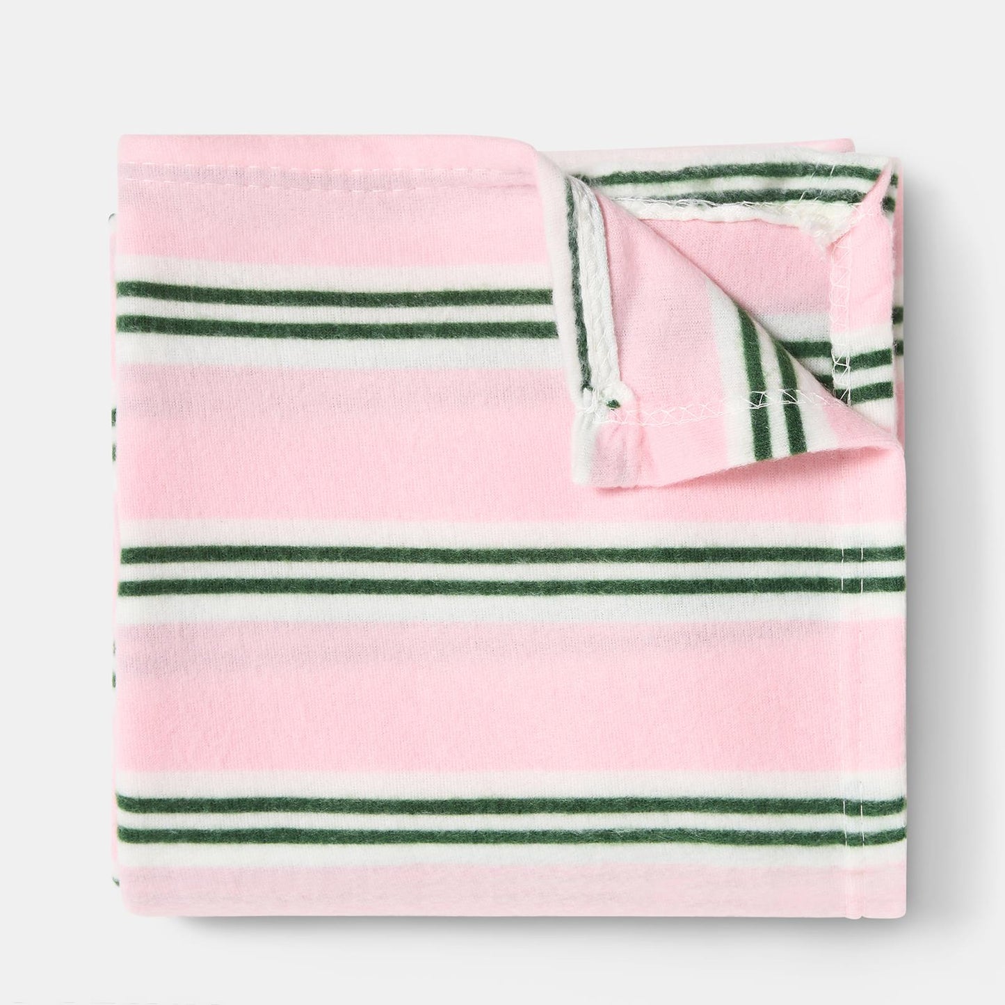 OHS Stripes Print Throw Soft Blanket Polar Fleece Lightweight Bedspread