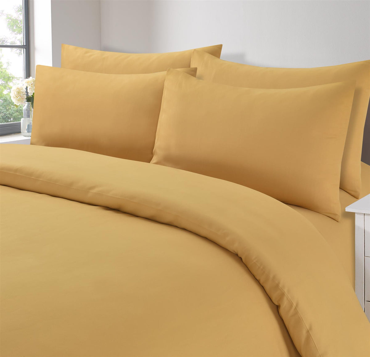 OHS Microfibre Housewife Pillowcases Set 2 Pack Wrinkle Resistant Pillow Covers