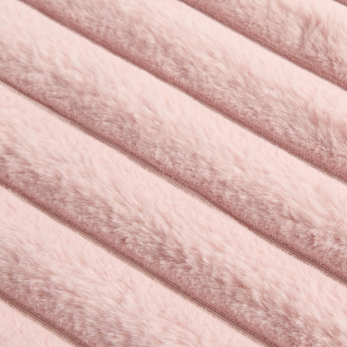 OHS Faux Fur Ribbed Fleece Throw Over Bed Blanket Warm Supersoft