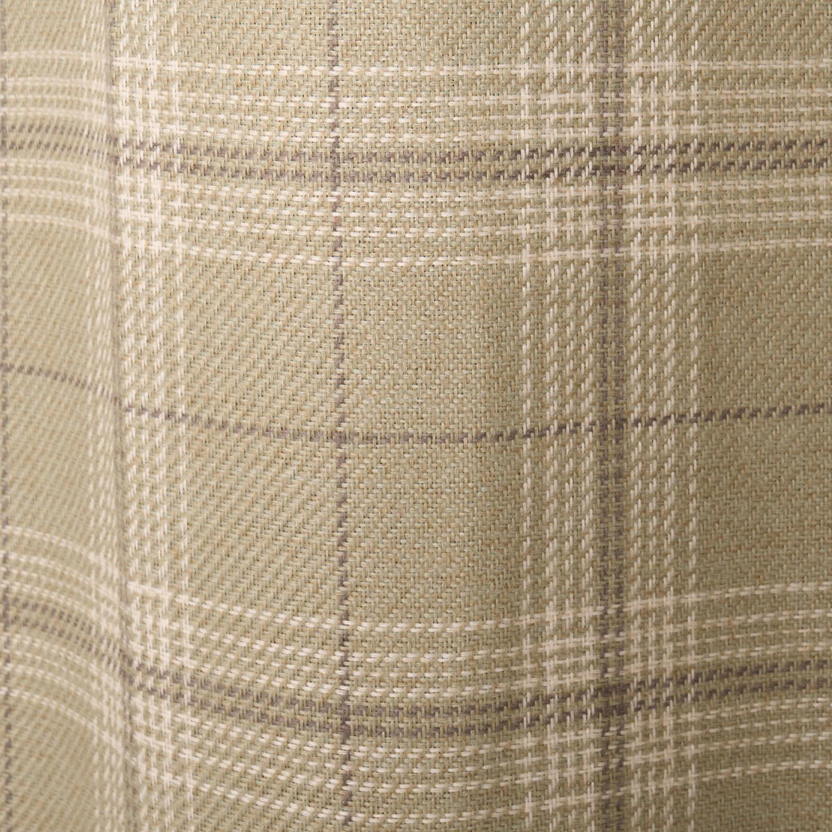 OHS Check Eyelet Curtains Pair Thermal Ring Top Textured Woven Ready Made