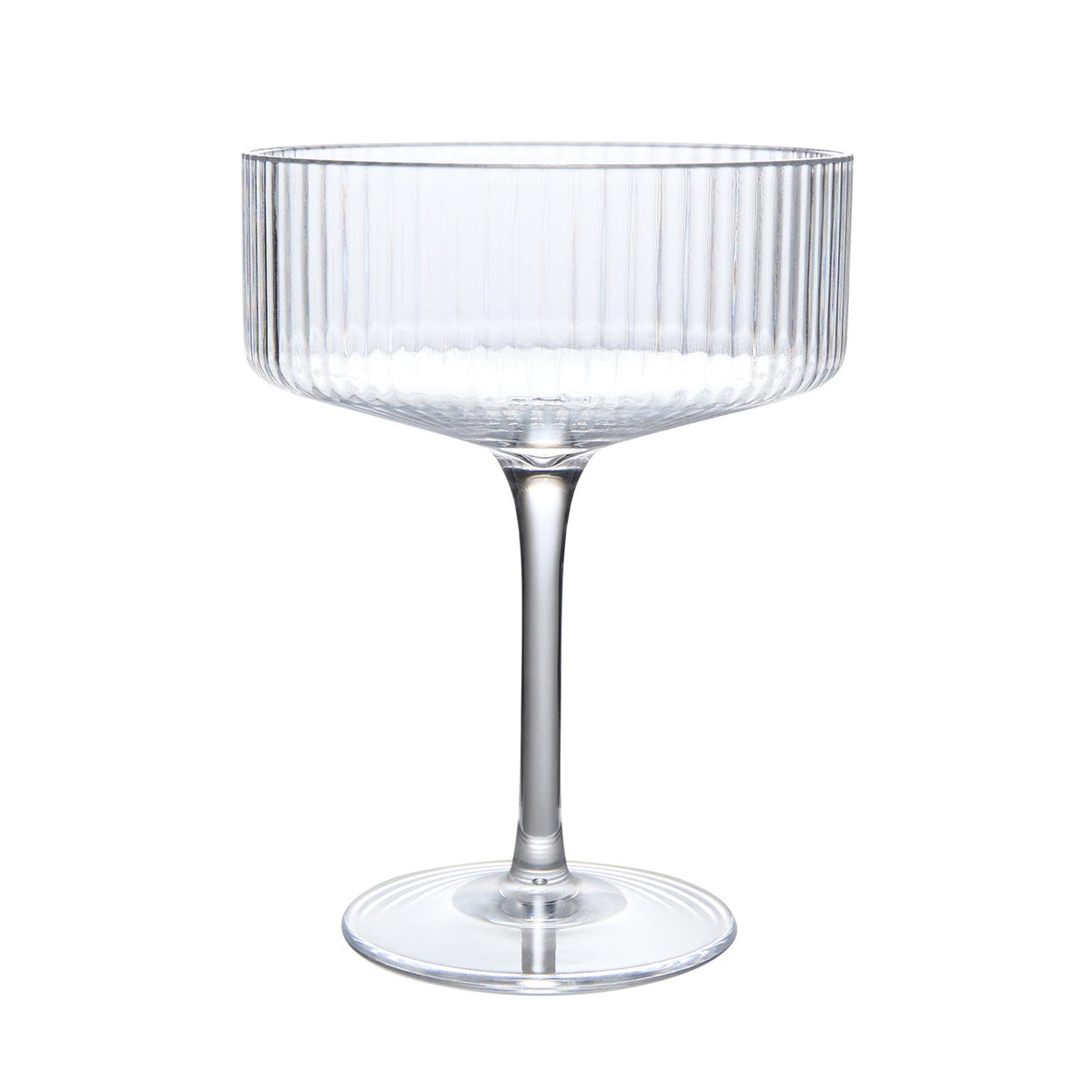 OHS Plastic Glasses Set of 2/4 Reusable Flute Champagne Cocktail Glass Picnic