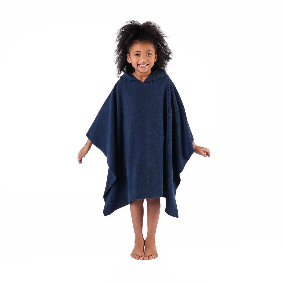 Brentfords Poncho Towel Childrens Absorbent Hood Quick Drying Beach Travel Robe