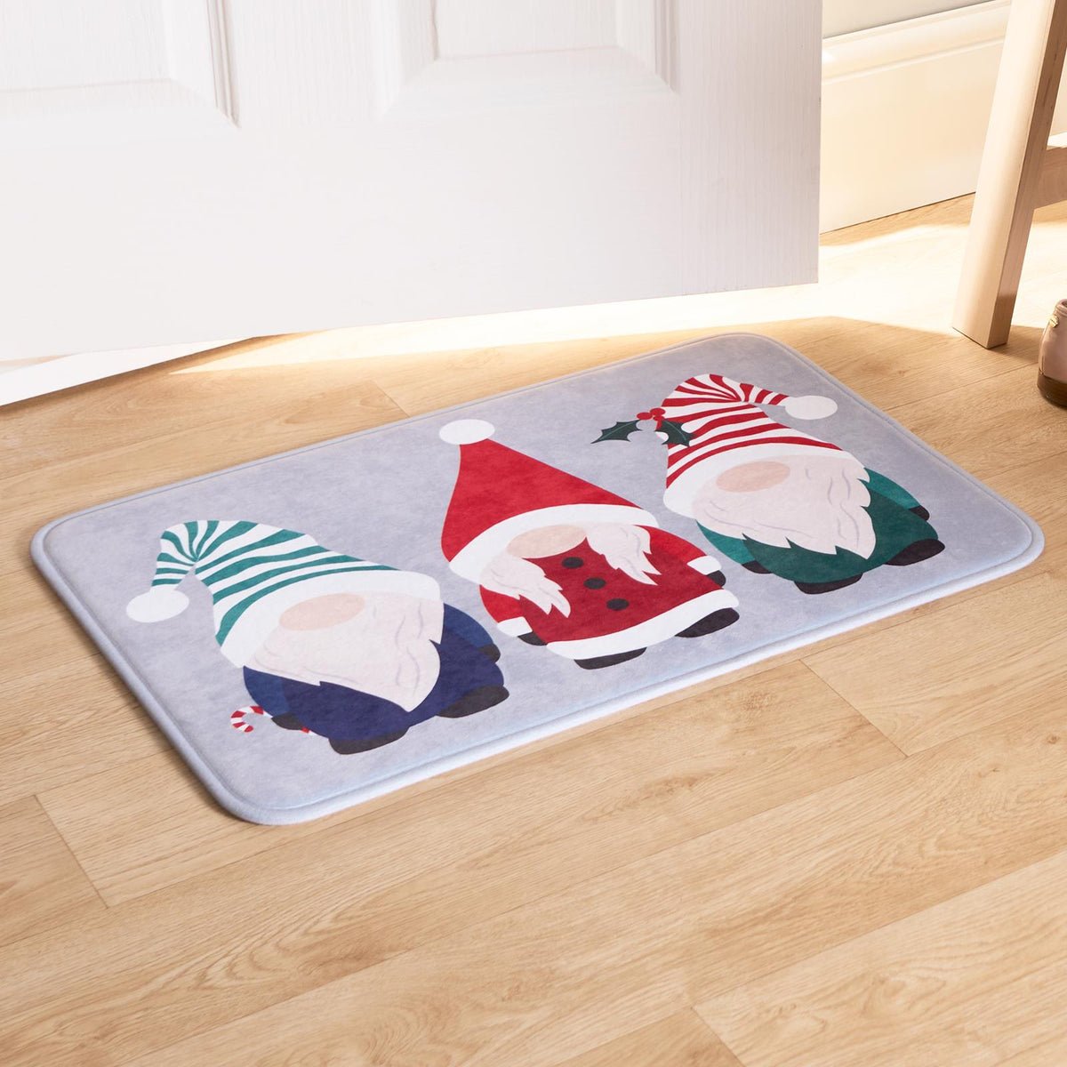 OHS Print Doormat Runner Xmas Festive Decorative Hallway Rug Kitchen Floor Mat