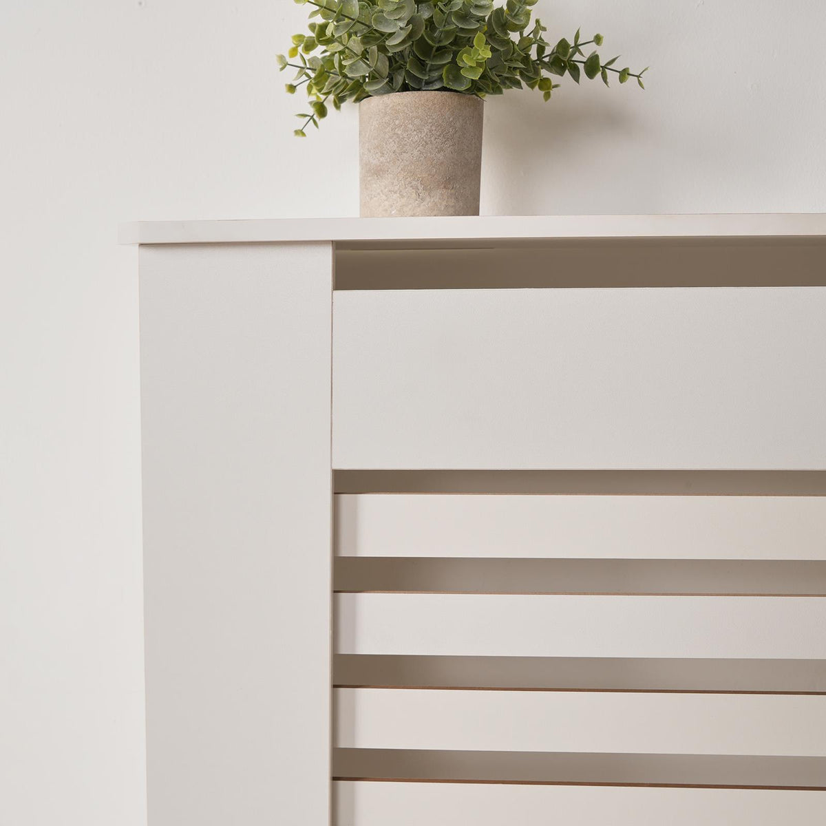 OHS Wood Radiator Cover MDF Side Board S M L Cabinet Shelf Hallway Furniture