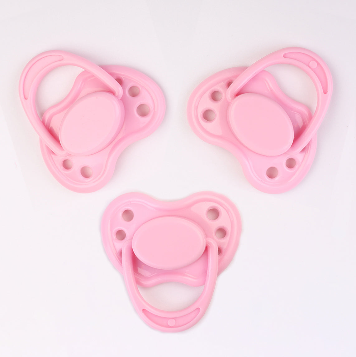 3PC Magnetic Dummy Pacifier for Reborn Baby Dolls DIY Supply Accessory Kids Gift