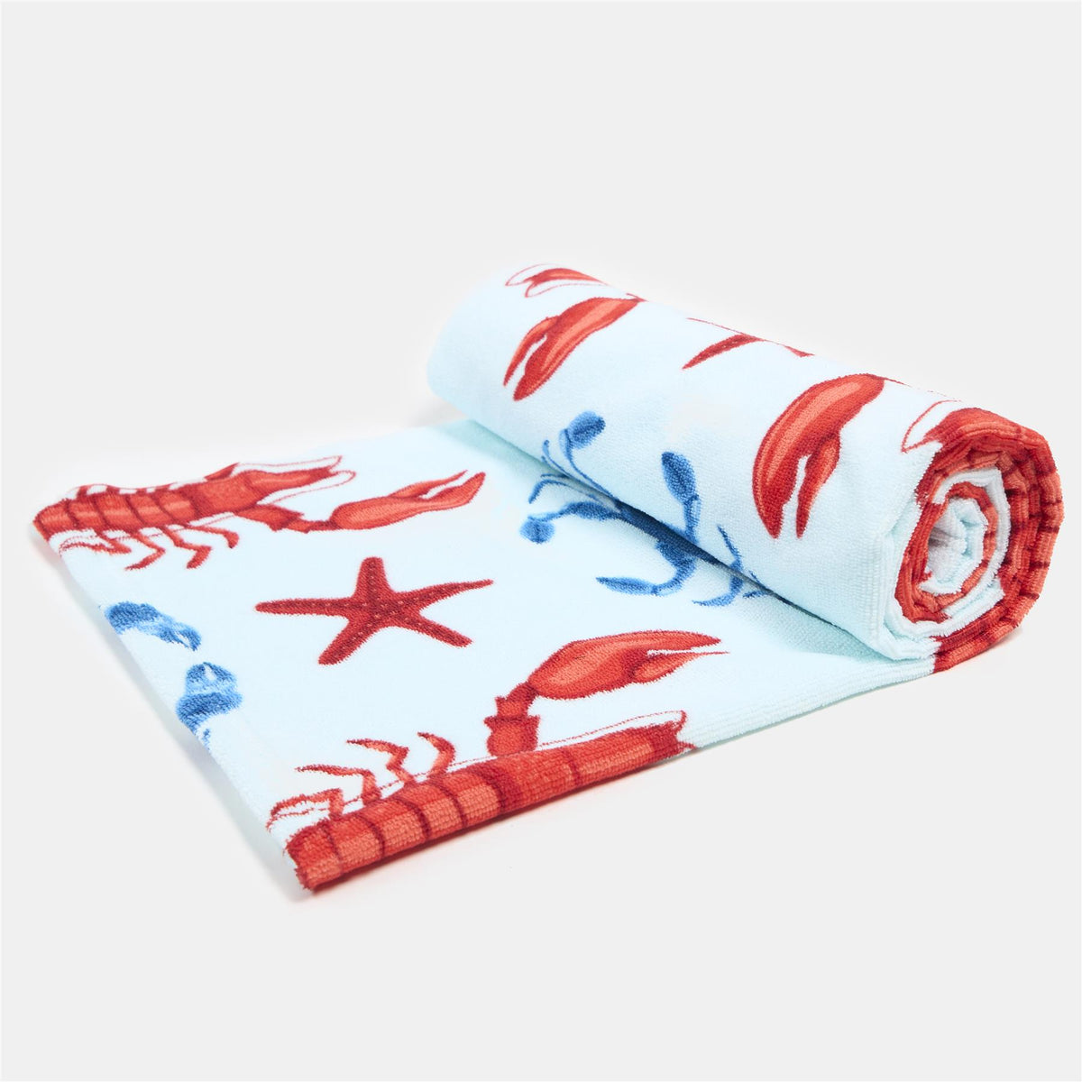 OHS Print Beach Towel Microfibre Quick Dry Bath Holiday Gym Travel Sport