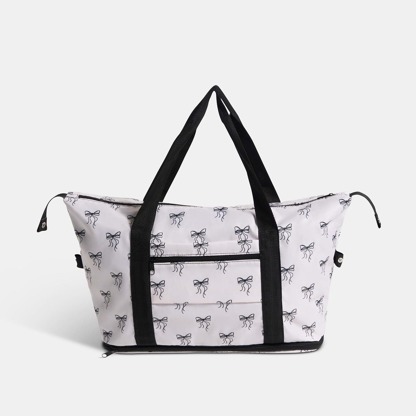 OHS Bows Weekend Travel Bag Expandable Shoe Compartment Cabin Duffle